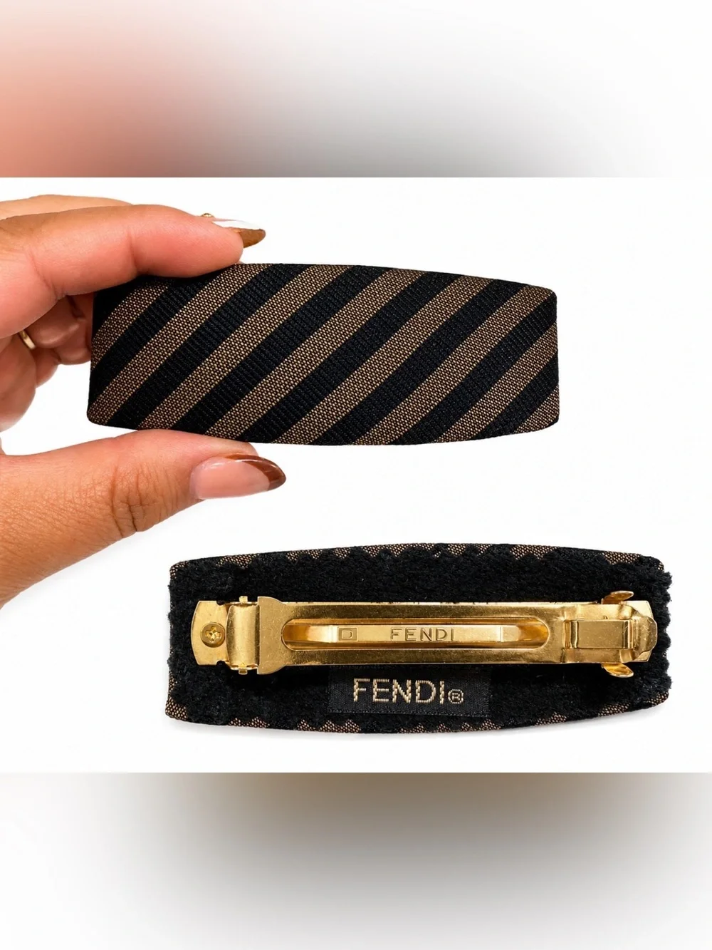 FENDI Pecan Barrette